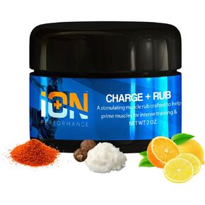 Athlete Warmup Muscle Rub with Cayenne, Creatine, Shea Butter and Orange Essential Oil. Perfect for pre-Game Muscle Massage, Leg, Back and Body. Race, Fight and Training Prep