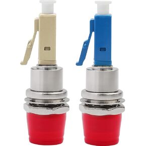 Fiber Adapter SC (Male) to LC (Female) Converter APC/UPC Single-Mode and Multi-Mode Hybrid Combination Optical Adapter