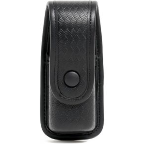 OC/Mace Spray Holder for Duty Belt MOLLE Vest MK3/MK4 Holster Molded Nylon Case for Pepper Gel Canisters Self Defense Can Pouch Carrier w/Top Flap Snap Closure for Police Security LE CO