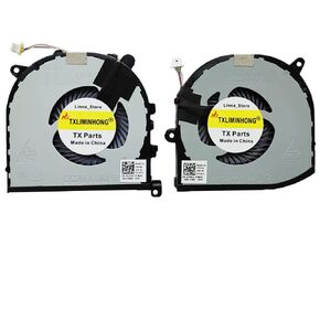 New CPU and GPU Cooling Fan for Dell XPS 15 9560 0VJ2HC 0TK9J1 FJ6P FJ6J DC28000IQF0 DC28000IPF0 DFS501105PR0T DFS501105PQ0T DC5V 0.5A FAN