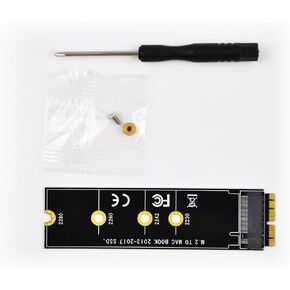 M.2 NGFF SSD Adapter Card for Upgrade MacBook Air (2013-2017),Not Fit Early 2013 MacBook Pro