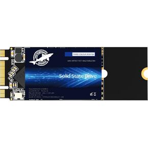 Dogfish M.2 SSD 512GB 3D NAND TLC SATA III 6 Gb/s, M.2 (2260mm) Internal Solid State Drive - Compatible with Desktop PC Laptop (M.2 2260 512GB)