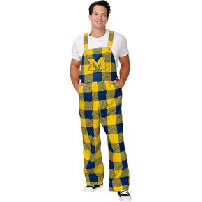 FOCO Penn State Nittany Lions NCAA Mens Plaid Bib Overalls - 3XL