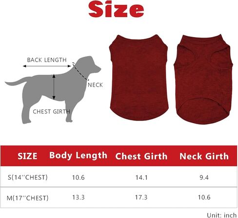5Pcs Dog Shirts Dog Vest Clothing Dog Plain Shirts Dog Clothes Vest Soft Thin Pet Plain Tee Vests Sweatshirt Cotton Summer Shirts for Most Medium and Small Male Female Dogs in Saudi Arabia