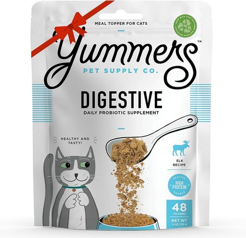 Skin & Coat, Zinc & Omega-3 Fatty Acids Supplement, Beef Recipe, 4 oz. - Yummers Cat Food Toppers - Cat Food Supplement Toppers - Cat Food Topper Supplement for Heart Health - Cat Food Topping in Saudi Arabia