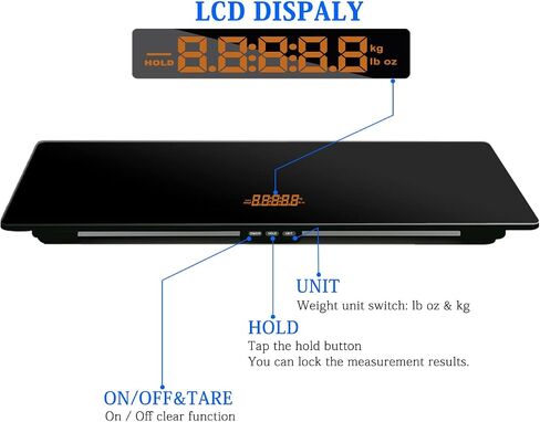 Large Breed Dog Weight Scale, Max Capacity 220 lbs, Surface, Easy Read LCD, Tempered Glass Platform, Includes Comfort Cushion, Ideal for Families and Veterinary Offices, XL(31.5inches) in Saudi Arabia
