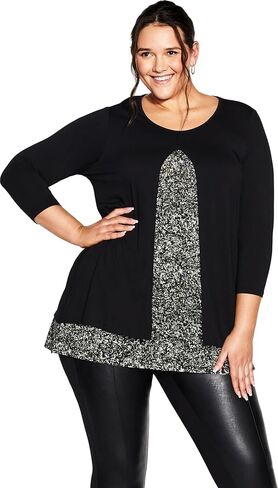 Avenue Women's Plus Size Tunic Alex PRT in Saudi Arabia
