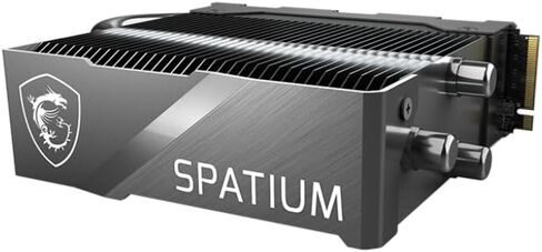 MSI Gaming SPATIUM M580 PCIe 5.0 NVMe M.2 4TB FROZR Internal SSD (PCIe Gen5, NVMe 1.4, M.2 2280, Read 14100 MB/S, Write 12800 MB/S, 4TB) in Saudi Arabia