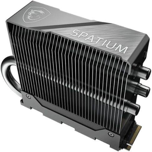 MSI Gaming SPATIUM M580 PCIe 5.0 NVMe M.2 4TB FROZR Internal SSD (PCIe Gen5, NVMe 1.4, M.2 2280, Read 14100 MB/S, Write 12800 MB/S, 4TB) in Saudi Arabia