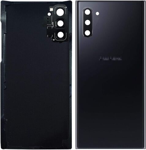 Cell4less Back Glass Replacement Kit for Galaxy Note 10 with Preinstalled Camera Lens & Adhesive (Aura Black) in Saudi Arabia