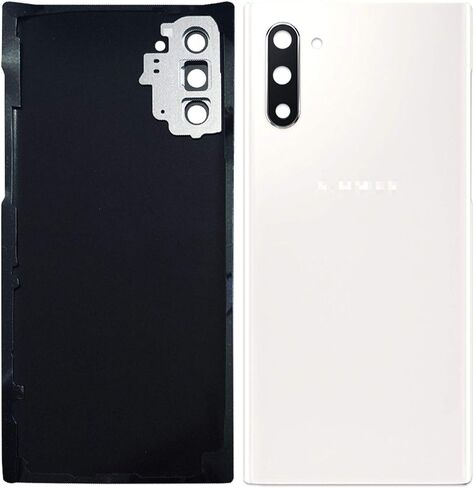 Cell4less Back Glass Replacement Kit for Galaxy Note 10 with Preinstalled Camera Lens & Adhesive (Aura Black) in Saudi Arabia