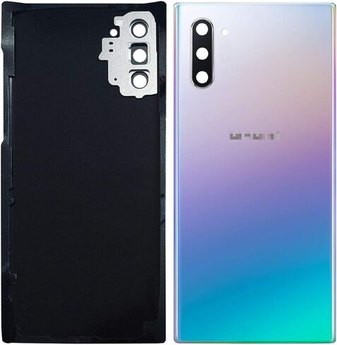 Cell4less Back Glass Replacement Kit for Galaxy Note 10 with Preinstalled Camera Lens & Adhesive (Aura Black) in Saudi Arabia