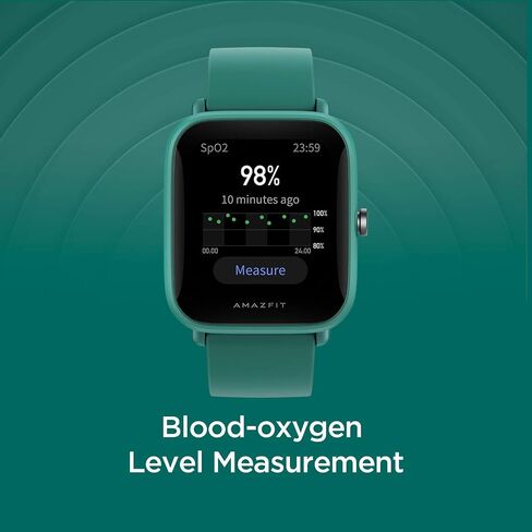 ساعة Amazfit Bip U Pro الذكية مع نظام تحديد المواقع العالمي المدمج، عمر بطارية 9 أيام، متتبع اللياقة البدنية، أكسجين الدم، معدل ضربات القلب، النوم، مراقب الضغط، شاشة كبيرة عالية الدقة 1.43 بوصة، مقاومة للماء (أخضر) (متجددة) in Saudi Arabia
