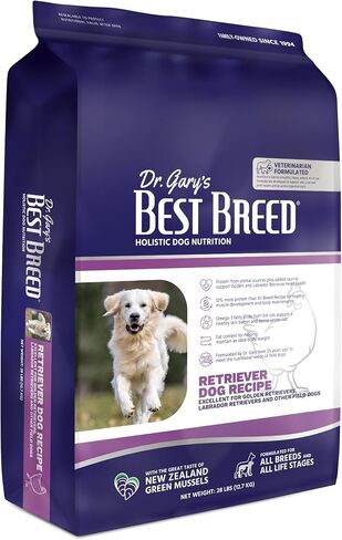 Best Breed Dr. Gary's Retriever Dog Recipe Made in USA [Natural Dry Dog Food] - 28lbs. in Saudi Arabia