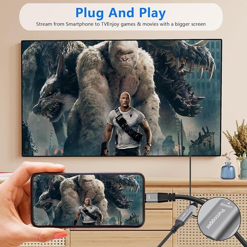4K USB C to HDMI Adapter 10 Pack, Type-C Male (Source) to HDMI Female (Screen) Converter Connector [Thunderbolt 3/4 Compatible],for iPhone16 Series, MacBook Pro, Air, iPad Pro, Galaxy 24-0.6 Feet in Saudi Arabia