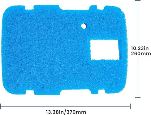 ANBULL Replacement Filter Sponges 2pcs, Compatible to Anbull Pond Filter Pump 1320gal/57w 790GPH (10.23" x 13.38" x0.98"), CUF-6011 Replacement Pond Filter Sponges in Saudi Arabia