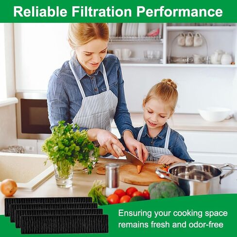 4 حزمة 5230W1A003A استبدال فلتر الفحم الميكروويف متوافق مع GE LG Kenmore، استبدال فلتر الهواء الميكروويف لLMHM2237BD LMV1650ST LMV2031ST LMV2031SB PVM9005SJ8SS in Kuwait