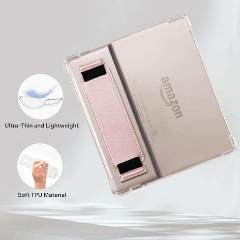 CoBak Clear Case Cover for 7'' All-New Kindle Oasis 10th Generation 2019 Released and 9th Generation 2017 Released -Corner Airbag Protection, Minimalist Style (Rosegold) in Saudi Arabia