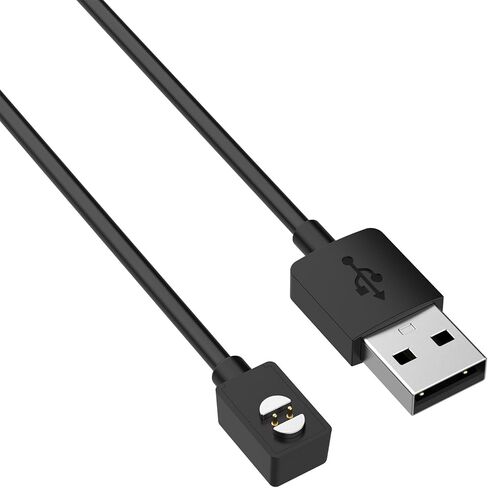Chofit مخصص لشاحن Haylou PurFree لسماعات الرأس، كابل شحن بديل بطول 3.3 قدم USB مرن لكابل الشاحن (أسود) in Kuwait
