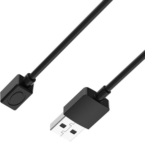 Chofit مخصص لشاحن Haylou PurFree لسماعات الرأس، كابل شحن بديل بطول 3.3 قدم USB مرن لكابل الشاحن (أسود) in Kuwait
