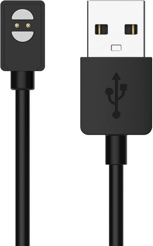 Chofit مخصص لشاحن Haylou PurFree لسماعات الرأس، كابل شحن بديل بطول 3.3 قدم USB مرن لكابل الشاحن (أسود) in Kuwait