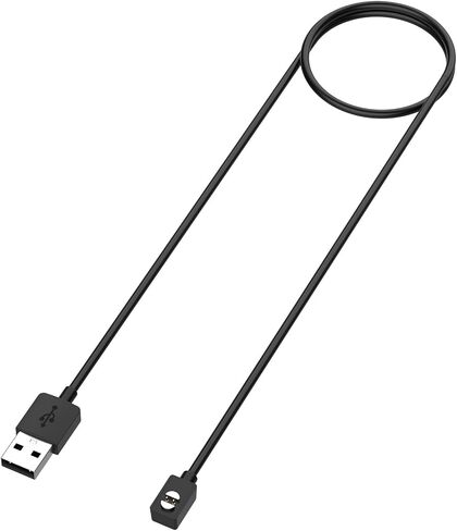 Chofit مخصص لشاحن Haylou PurFree لسماعات الرأس، كابل شحن بديل بطول 3.3 قدم USB مرن لكابل الشاحن (أسود) in Kuwait