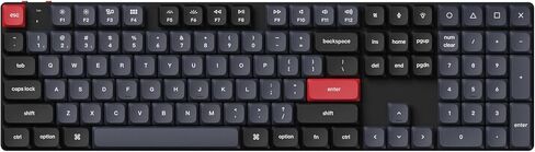 Keychron K5 Pro QMK/VIA Custom Wireless Mechanical Keyboard, Hot-Swappable Full Size Layout 108 Keys Programmable, Ultra-Slim RGB Low Profile Red Switch, Bluetooth/USB-C for Mac Windows Linux in Saudi Arabia