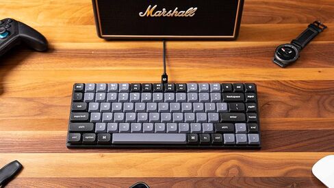 Keychron K5 Pro QMK/VIA Custom Wireless Mechanical Keyboard, Hot-Swappable Full Size Layout 108 Keys Programmable, Ultra-Slim RGB Low Profile Red Switch, Bluetooth/USB-C for Mac Windows Linux in Saudi Arabia