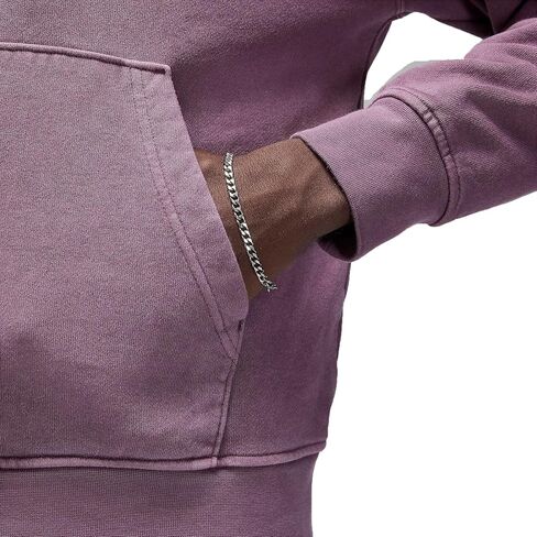 Nike Mens Jordan Flight Fleece Men's Washed Pullover Hoodie (US, Alpha, Medium, Regular, Regular, Sky J/Light Olive) in Saudi Arabia