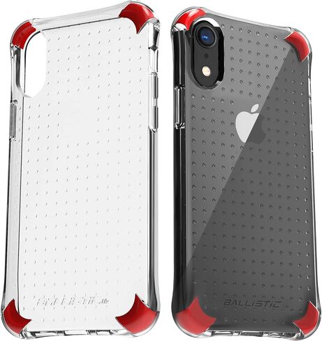BALLISTIC Raptor S Series Designed for iPhone XR Case (2018) with B-Labs Corners Against Drops, Protective for iPhone XR Case 6.1 inch - Tint Black in Saudi Arabia