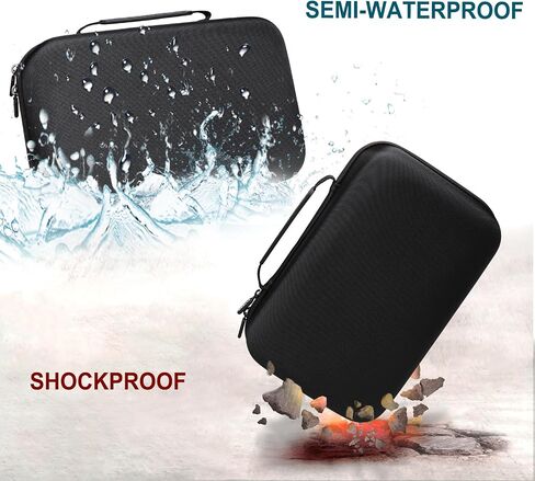 LTGEM Hard Travel Case for Soundcore Boom 2 Outdoor Speaker - Protective Carrying Case Bag(Inside: 11.8" x 7.5" x 2.2"), Case Only, Blue in Saudi Arabia