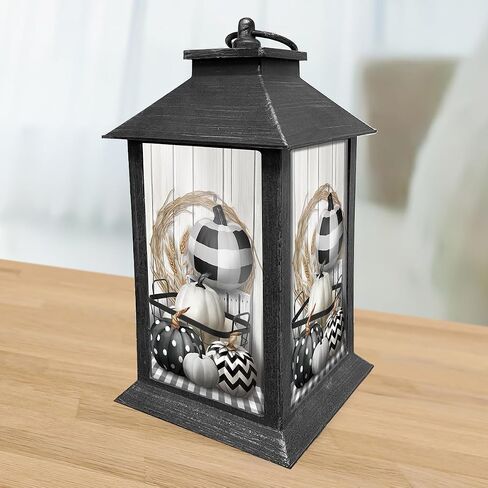 Fall Gnomes Lantern 13.5" x 5.5" x 5.5" Briarwood Lane in Saudi Arabia