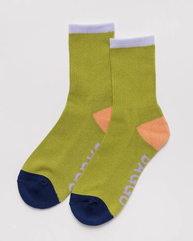 Ribbed Sock - Beige Mix - S/M in Saudi Arabia