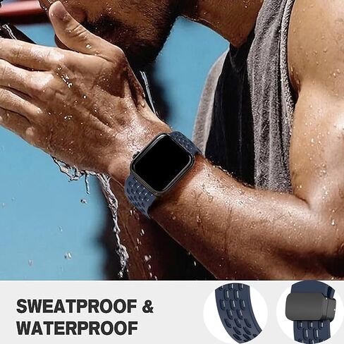 Compatible with Embr Wave 2 Band, Breathable Soft Silicone Magnetic Butterfly Clousure Sport Replacemet Band Straps Compatible for Embr Wave 2 Thermal Wristband in Saudi Arabia