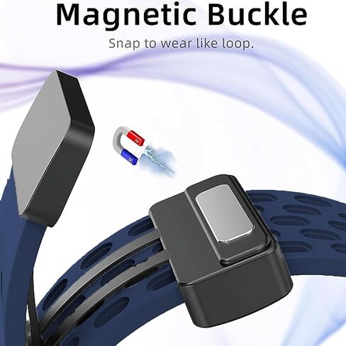Compatible with Embr Wave 2 Band, Breathable Soft Silicone Magnetic Butterfly Clousure Sport Replacemet Band Straps Compatible for Embr Wave 2 Thermal Wristband in Saudi Arabia