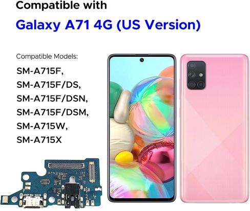 Charging Port Replacement Kit Compatible with Galaxy A12 US Version, SM-A125F, SM-A125M, SM-A125U, SM-A125U1, SM-A125W Dock Board USB-C Connector, with Instruction Manual, Toolkit in Saudi Arabia