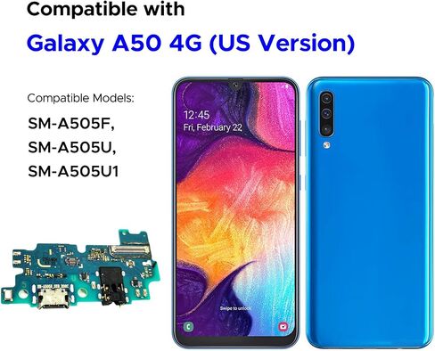 Charging Port Replacement Kit Compatible with Galaxy A12 US Version, SM-A125F, SM-A125M, SM-A125U, SM-A125U1, SM-A125W Dock Board USB-C Connector, with Instruction Manual, Toolkit in Saudi Arabia