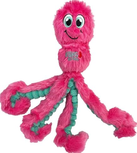 KONG Wubba Octopus Tug and Fetch Squeak Dog Toy Assorted Colors (Small) in Saudi Arabia