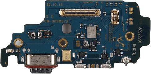[جديد] موصل قاعدة شاحن USB Duotipa لهاتف Samsung Galaxy S21 Ultra 5G USB لمنفذ الشحن المرن لاستبدال موصل لوحة شاحن SM-G998U SM-G998U1 in Saudi Arabia