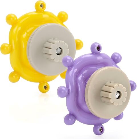 2Pcs Bird Swivel Wheel Rotating Toys, Bird Spinner Hanging Toys for Bird Cage, Chewing and Exercise Toys for Parakeets, Parrots, African Grey, Conure, Budgies, Cockatiel Enrichment Toy in Kuwait