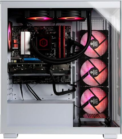 CyberPowerPC Gamer Supreme Liquid Cool Gaming PC, AMD Ryzen 9 9900X 4.4GHz, GeForce RTX 4070 Ti Super 16GB, 32GB DDR5, 2TB PCIe Gen4 SSD, WiFi Ready & Windows 11 Home (SLCAI9800A) in Saudi Arabia