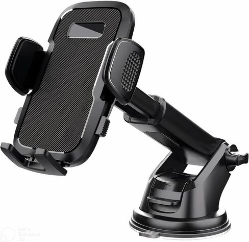 Phone Holder for Your Car Mount Windshield Dashboard Air Vent 3-in-1 Universal Military Grade Strongest Suction Cup for iPhone 16/16 Pro Max Samsung S24 Hands-Free Cradle Phone Car Stand in Saudi Arabia
