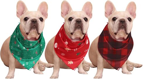 iClosam مطابقة الأسرة عيد الميلاد بيجامة مجموعات كلب باندانا وشاح in Kuwait