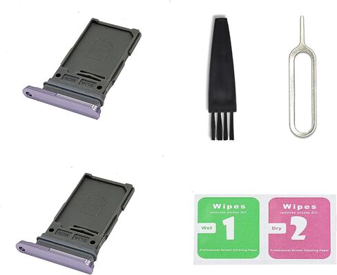 لهاتف Galaxy S22 S22+ بديل لبطاقة SIM واحدة، حامل فتحة بطاقة SIM واحدة متوافق مع إصدار Galaxy S22 S22 Plus US ذو شريحة واحدة (بورا أرجواني) in Saudi Arabia