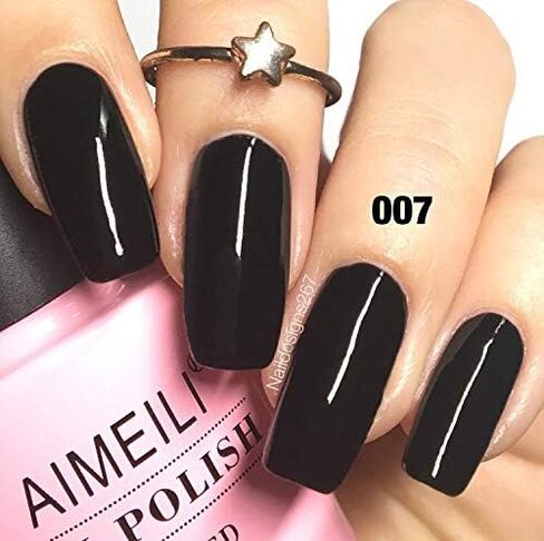 طلاء أظافر جل Soak Off U V LED من AIMEILI - روز نود (022) 10 مل in Kuwait