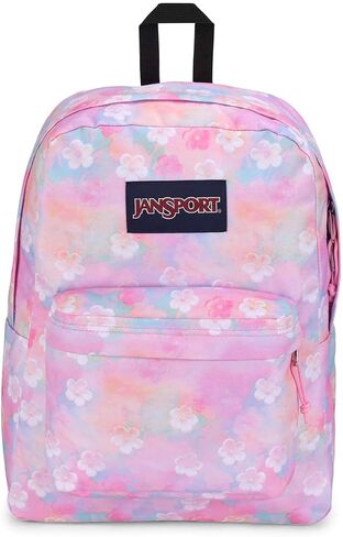 JanSport SuperBreak One Backpacks - Durable, Lightweight Bookbag with 1 Main Compartment, Front Utility Pocket with Built-in Organizer - Premium Backpack, Cyberspace Galaxy in Saudi Arabia