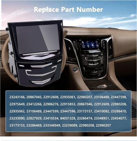 Fit Cadillac CUE System Touch Screen Navigation Radio New OEM Replacement Compatible with Cadillac ATS CTS SRX XTS ELR 2013-2020 in Saudi Arabia