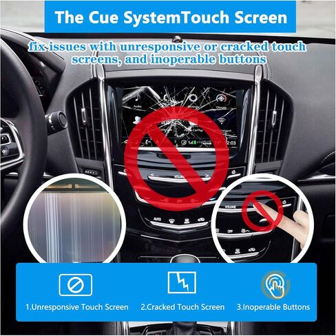 Fit Cadillac CUE System Touch Screen Navigation Radio New OEM Replacement Compatible with Cadillac ATS CTS SRX XTS ELR 2013-2020 in Saudi Arabia