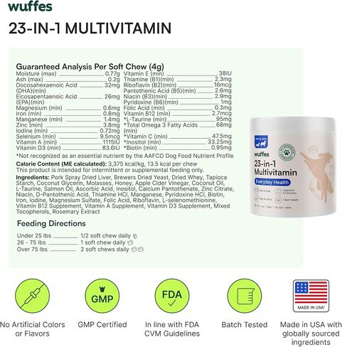 Wuffes Hip and Joint Supplement for Small & Medium Breeds and 23-in-1 Multivitamin Bundle in Saudi Arabia
