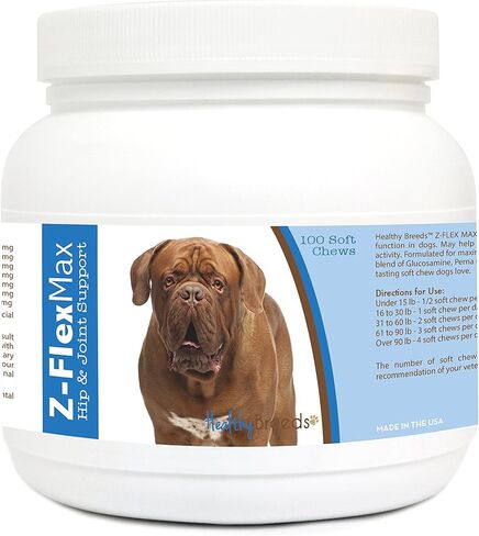 السلالات الصحية للكلاب الجبلية البيرنية Z-Flex Max Hip والمفاصل مضغ ناعم 170 عددًا in Kuwait
